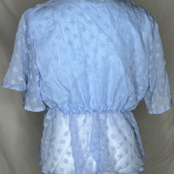 SHEIN Blue Blouse - Picture 2 of 4